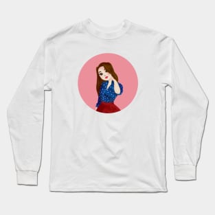 I heart polka dots Long Sleeve T-Shirt